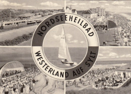 Nordseeheilbad Westerland Auf Sylt, Mehrbildkarte Gl1965? #G1051 - Otros & Sin Clasificación