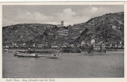 Kaub A.Rhein, Die Pfalz Und Burg Gutenfels Gl1952 #G0814 - Sonstige & Ohne Zuordnung