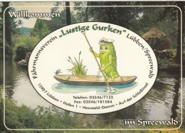 Lübben, Spreewald, Fährmannsverein "Lustige Gurken" Gl2001 #G1110 - Sonstige & Ohne Zuordnung