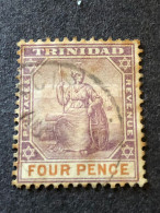 TRINIDAD  SG 118    4d Dull Purple And Orange  FU - Trinité & Tobago (...-1961)