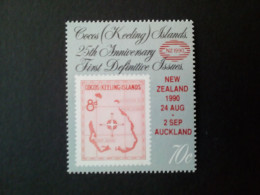 COCOS ISLAND MI-NR. 232 POSTFRISCH(MINT) BRIEFMARKENAUSSTELLUNG 1990 MARKE AUF MARKE - Briefmarken Auf Briefmarken