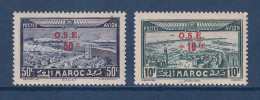 Maroc - YT PA N° 41 Et 42 ** - Neuf Sans Charnière - Poste Aérienne - 1938 - Luchtpost