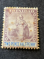 TRINIDAD  SG 117    2½d Dull Purple And Blue  MH* Toning Visible On Scans - Trinité & Tobago (...-1961)