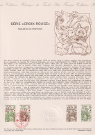 1978 FRANCE Document De La Poste Fables De La Fontaine N° 2024 2025 - Documentos Del Correo