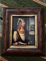 Cadre. Autoportrait Aux Gants. Dürer. Les Grands Maitres De La Peinture. - Autres & Non Classés