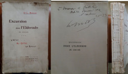 C1 Morisse EXCURSION ELDORADO 1904 El Callao VENEZUELA Signed DEDICACE Envoi - Livres Dédicacés