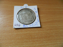 Piece De 20francs Argent 1933 - 20 Francs