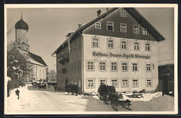 AK Rettenberg /Bayer. Allgäu, Gasthaus Und Brauerei Z. Engel  - Autres & Non Classés