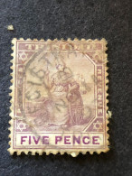 TRINIDAD  SG 119    5d Dull Purple And Mauve  FU Toning Visible On Scans - Trinidad Y Tobago