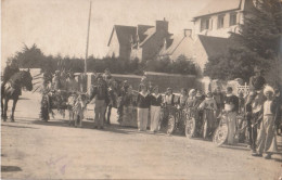 CPA Carte Photo Penvenan Bugueles Port Blanc Souvenir De La Mi Carême 1934 - Penvénan