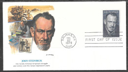 USA FDC Fleetwood Cachet, 1979 15 Cents John Steinbeck - 1971-1980