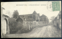 Cpa Du 60 Berthecourt -- La Descente Du Lavoir -- Les écoles    MAI24-15 - Sonstige & Ohne Zuordnung