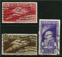 ● ITALIA REGNO 1935 ֍ AERONAUTICO ֍ N.384 . . . Usati ● Cat. ? € ● Lotto N. 566 ● - Gebraucht