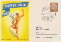 Dt. Reich Mi.Nr. P 239/01 Sonderpostkarte Tag Der Briefmarke 1939 - Otros & Sin Clasificación