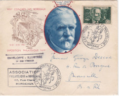 France FDC Y&T N°890 Vincent D'Indy De 1951 Bordeaux - 1950-1959