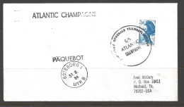 1984 Paquebot Cover, France Stamp Mailed In Goteborg, Sweden - Storia Postale