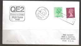 1988 Paquebot Cover, British Stamp Used In Funchal, Madeira, Portugal - Covers & Documents