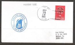 1984 Paquebot Cover,  Netherlands Stamp Mailed In Sitka, Alaska, USA.  - Brieven En Documenten