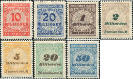 696595 HINGED ALEMANIA 1923 CIFRAS - Andere & Zonder Classificatie