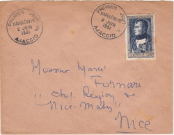 France FDC Y&T N°896 Napoléon De 1951 Ajaccio - 1950-1959