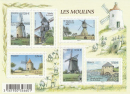 France 2010 Les Moulins Bloc Feuillet N°f4485 Neuf** - Ungebraucht