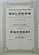 N.V. Belreca - 1 Aand. Aan Toonder - Specimen - Antwerpen - 1976 - Other & Unclassified