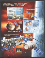 Vk130 2012 Space Spacex Dragon Spacecraft International Space Station Apollo Mnh - Autres & Non Classés