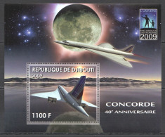 Vk141 2009 Space Concorde 40Th Anniversary Year Of Astronomy Solar Eclipse Mnh - Other & Unclassified