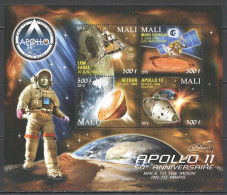 Vk105 2019 Space Apollo 11 Back To The Moon Armstrong Mars Express Apollo 12 Mnh - Andere & Zonder Classificatie