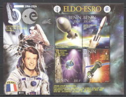 Vk080 2014 Space Eldo-Esro Ariane Esa-Nasa Isee Missions Jean-Loup Chretien Mnh - Andere & Zonder Classificatie