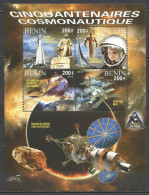 Vk068 2012 Space Exploration & Satellites Yuri Gagarin Columbia Shuttle Mir Mnh - Sonstige & Ohne Zuordnung