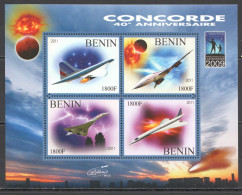 Vk062 2011 Concorde 40Th Anniversary Space Solar Eclipse Year Of Astronomy Mnh - Otros & Sin Clasificación