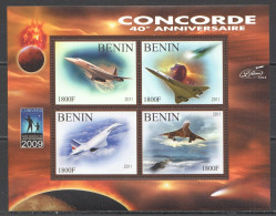 Vk061 2011 Concorde 40Th Anniversary Space Solar Eclipse Year Of Astronomy Mnh - Other & Unclassified