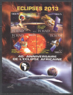 Vk044 2013 Space 40Th Anniversary African Solar Eclipse Concorde Yohkoh 1Kb Mnh - Autres & Non Classés