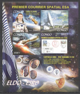 Vk041 2015 Space Eldo-Esro Esa Stamps On Stamps Soyuz Kourou Frank De Winne Mnh - Other & Unclassified