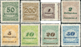 696591 HINGED ALEMANIA 1923 CIFRAS - Other & Unclassified