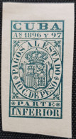 Espagne   Cuba Fiscales Pago Al Estado Forbin N° 47B Neuf Sans Charnière - Cuba (1874-1898)