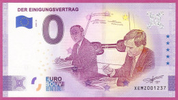 0-Euro XEMZ 21 2020 DER EINIGUNGSVERTRAG - SERIE DEUTSCHE EINHEIT - Pruebas Privadas