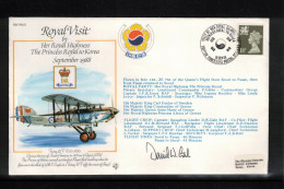 Great Britain 1988 Olympic Games Seoul - Royal Visit To South Korea Interesting Signed Cover - Sommer 1988: Seoul