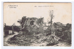MARNE - L'Eglise De SOUAIN - Phototypie Alary-Ruelle - L.C.H. N° 482 - Guerre 1914-18