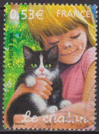 Nature, Faune, Jeunes Animaux Domestiques - FRANCE - Chaton - N° 3897 - 2006 - Used Stamps