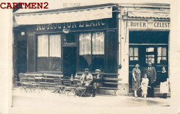 CARTE PHOTO : ANGERS DEVANTURE " AU MOUTON BLANC " E. ROYER CELESTE FAMILLE SUBERVILLE 1927 49 - Angers