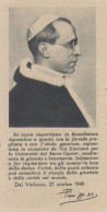 Santino Papa Pio XII - Devotion Images