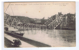 OISE - CREIL - Le Grand Pont De Fer Coupé - J. C. N° 102 - Creil