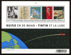 BE    BL109    XX      ---      MNH  --   Hergé --  Tintin Et La Lune - 2002-… (€)