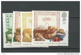 1989 MNH GB, UK, Food, Postfris - Unused Stamps