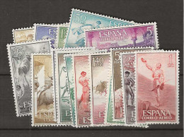1960 MNH  Spain Mi 1151-68 (set Of 16) Postfris** - Unused Stamps