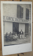 Carte Photo à Identifier, Café Restaurant  ................ BE-19352 - A Identifier
