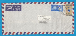 LETTRE AVEC TIMBRES " ASSOCIATION DES INFIRMIERES ". - Covers & Documents