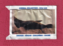 Bustina Vuota Zucchero. Empty Sugar Pack- Animal Collection-043-120- Packed By Novarese Zuccheri. - Sucres